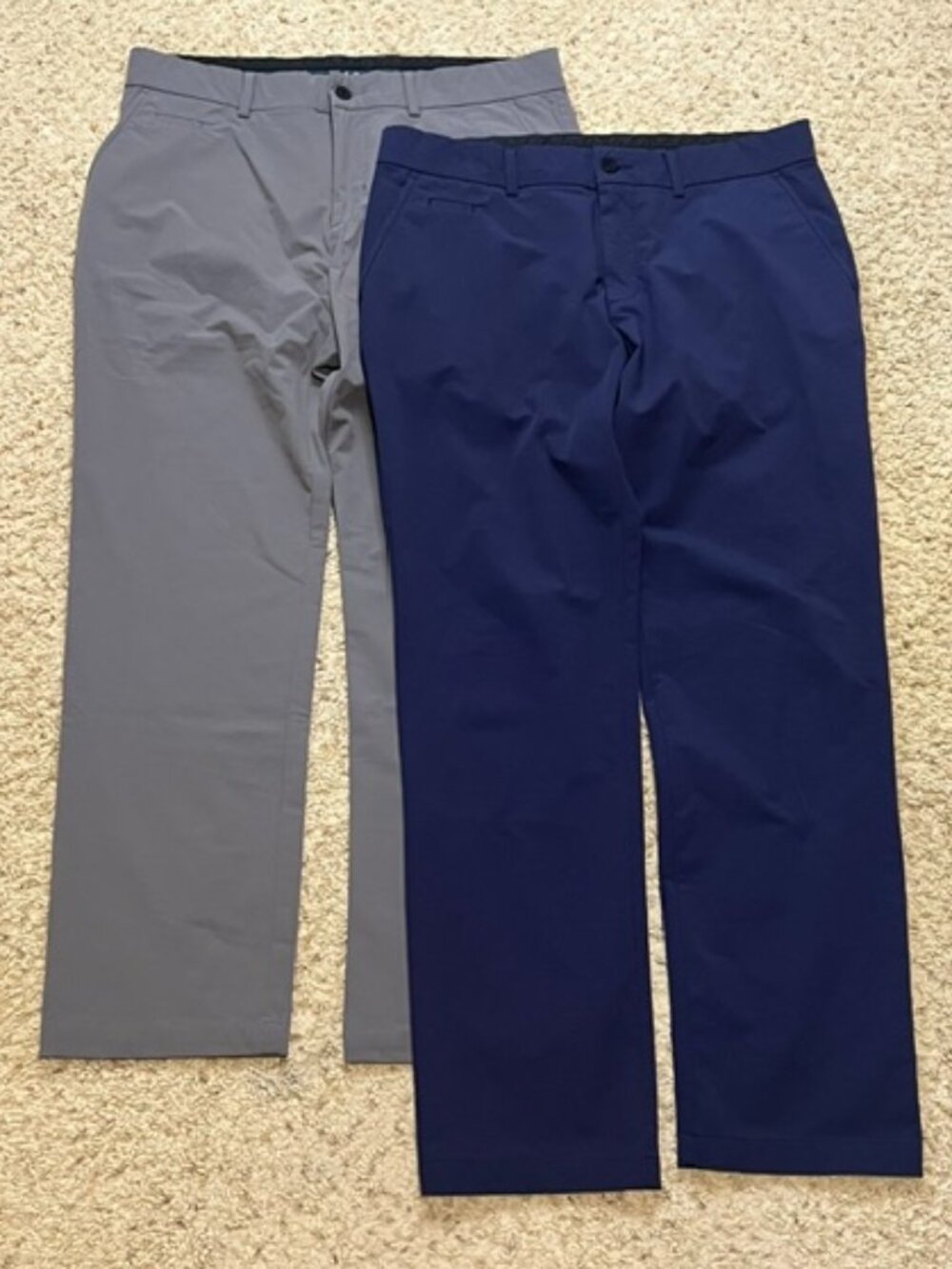 Kjus Blue Steel Gray Ike Regular Fit Performance Pants Lot Sz 34X30 Stretch EUC